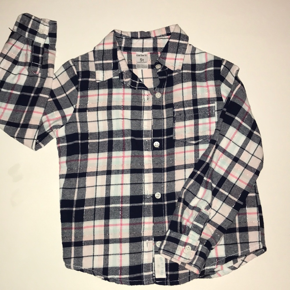 Carter’s cute flannel shirt
